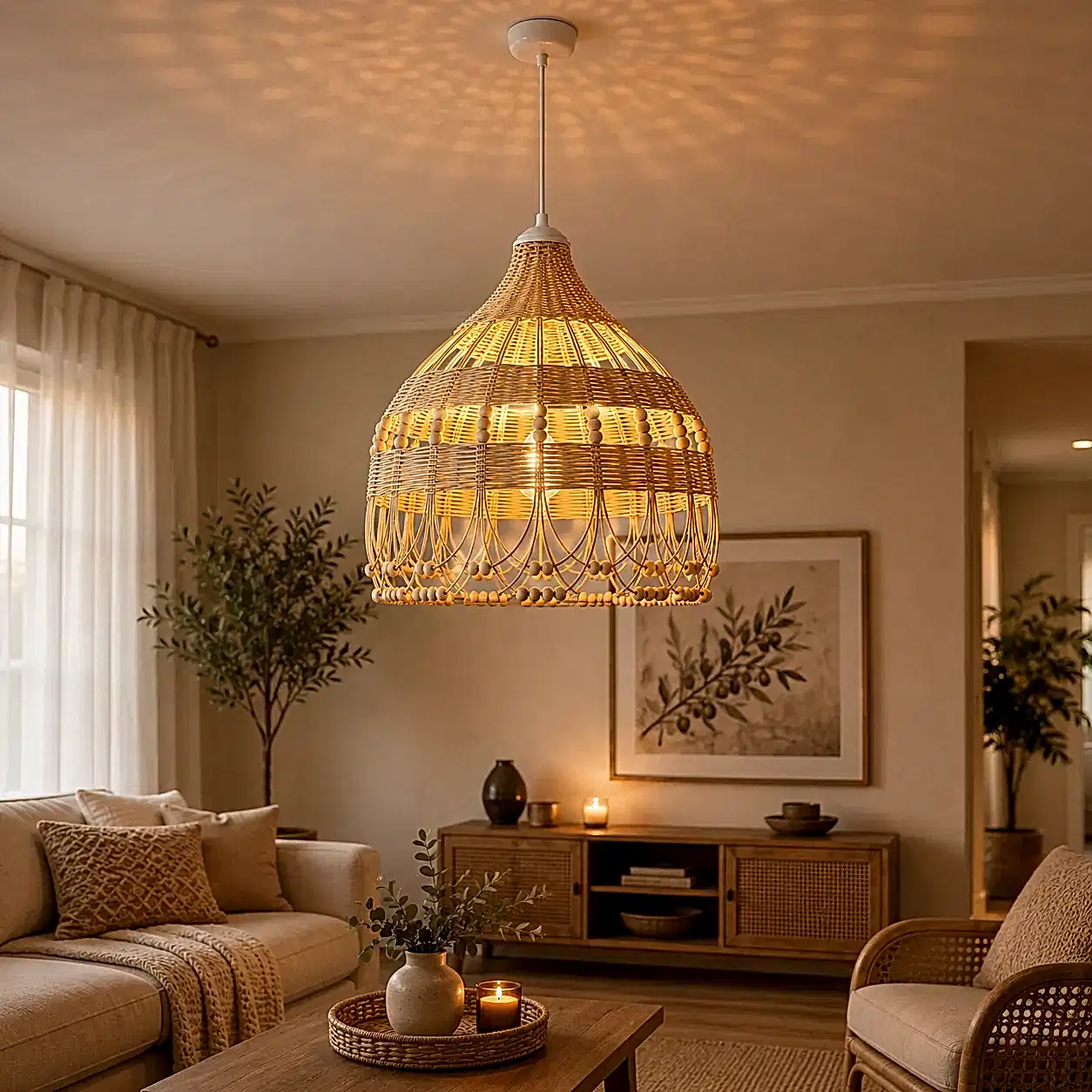 Rattan Avize