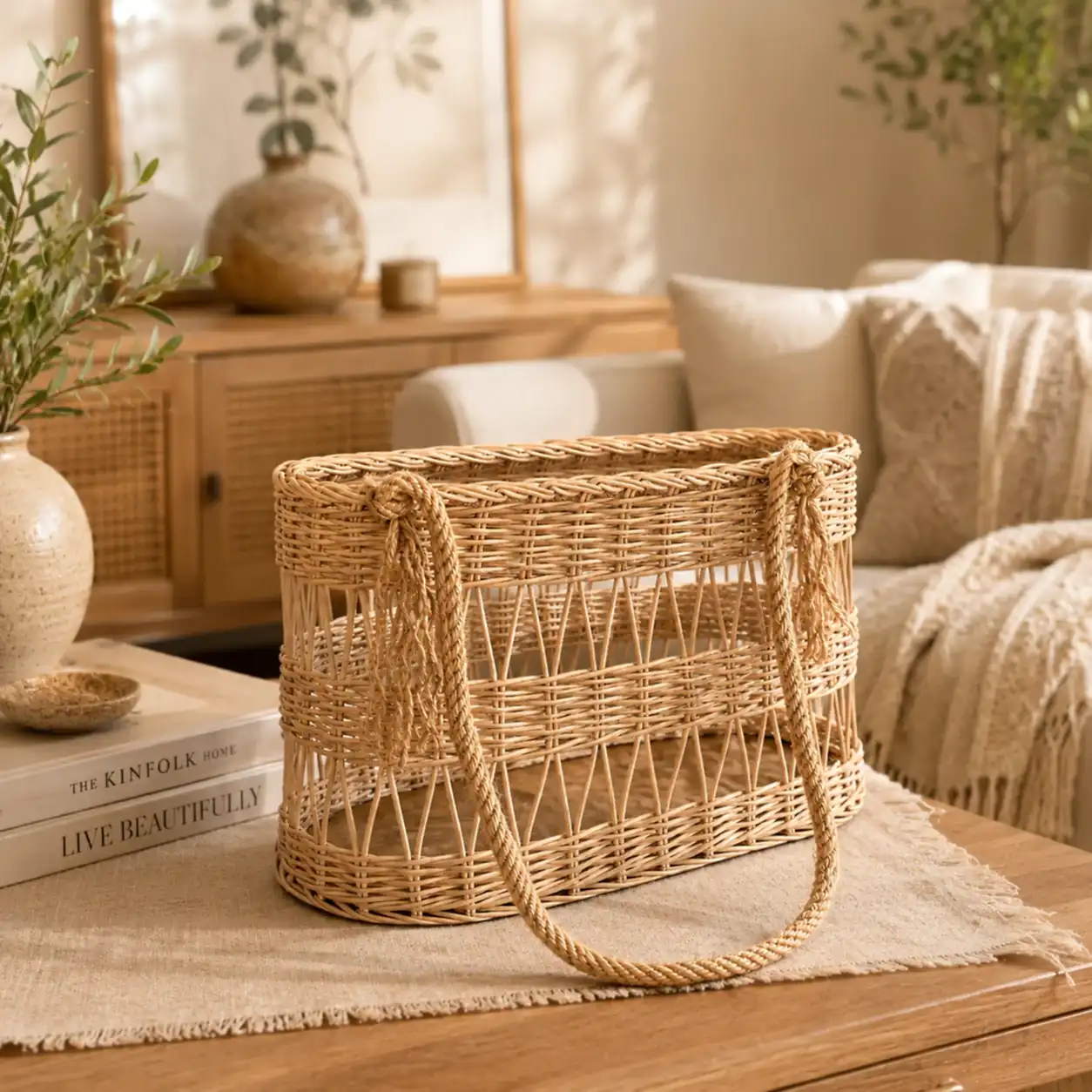 Rattan Çanta